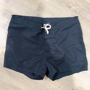 Los Angeles (American) Apparel Swim Trunks Lined Made In USA Black Medium